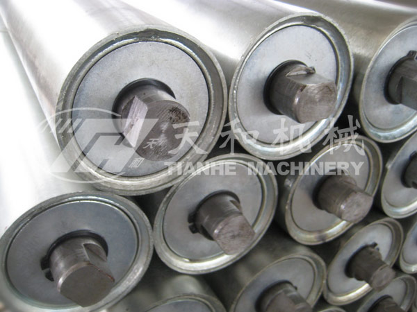 Zinc plating conveyor roller